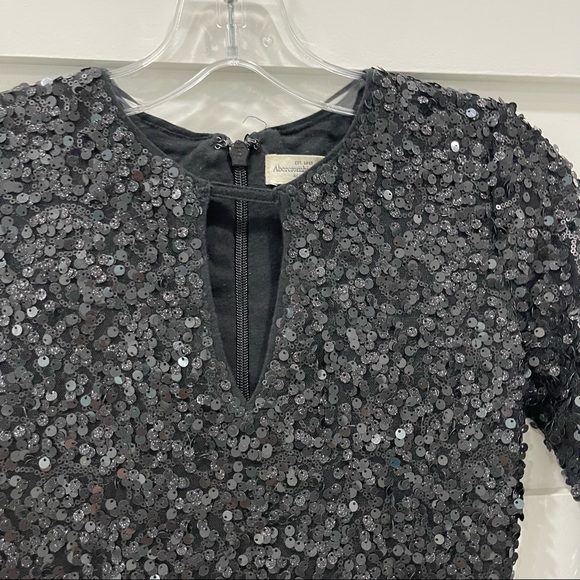 Abercrombie & Fitch Black Sequined Dress - Picture 4 of 8